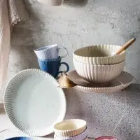 Салатники Доляна &laquo;Коралл&raquo;, d=16.1 см, набор 2 шт., фарфор, бежевые