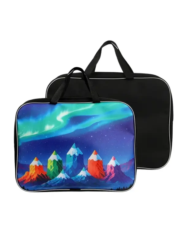 Папка с ручками Calligrata &laquo;Сияние&raquo;, А4, 70 мм, 350&times;270, текстиль