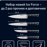 Набор ножей Ice Force K2324S74, 4 шт. 20 20 11 9 см
