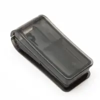 Таблетница с таблеторезкой, 9&times;4&times;3 см, чёрная