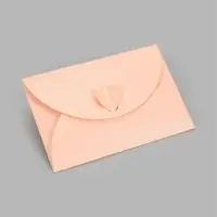 Конверт подарочный для сертификата, 10.5&times;7.2 см, перламутр, нежно-розовый