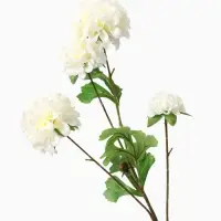 Цветы искусственные &laquo;Гортензия люкс кустовая&raquo;, h=64 см, белые