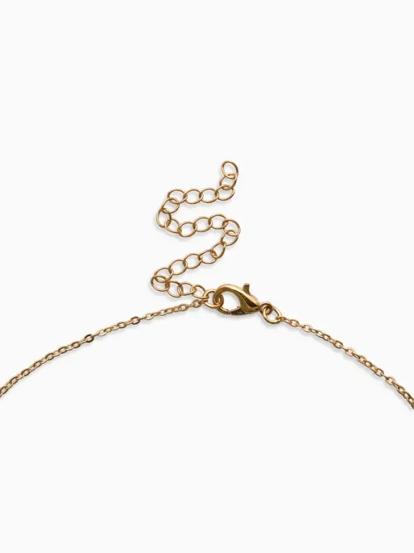 Кулон на цепочке &laquo;Черешня&raquo;, 40 см, бордово-зелёный в золоте