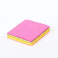 Блок с липким краем, Calligrata, 51&times;51 мм, 100 листов, 5 цветов, МИКС