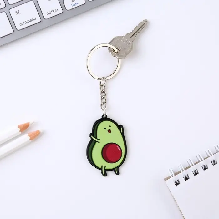 Брелок для ключей акриловый «Все будет авокадно», 7 х 12,5 см Брелок для ключей акриловый «Все будет авокадно», 7 х 12,5 см