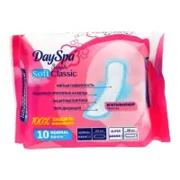 Прокладки Day Spa Simple классик, нормал, софт, 10 шт.