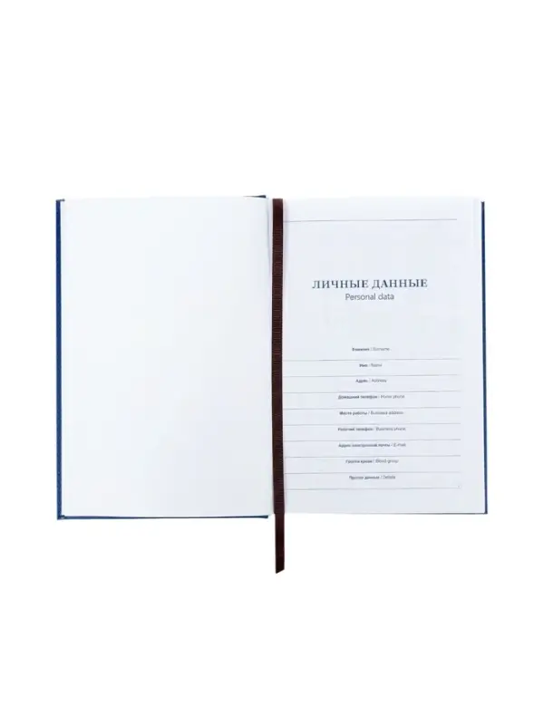 Ежедневник недатир А5 160л вивелла, синий