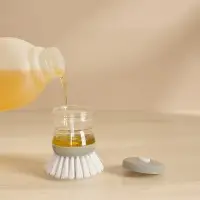 VETTA Щетка для посуды с мыльницей и дозатором, пластик, 8см