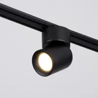 Светильник трековый BayerLux SLIM &laquo;Бочонок&raquo;, LED, 10 Вт, 3000K-6000К, 48 В, CRI90, 6.3&times;6.3&times;14.5 см, чёрный