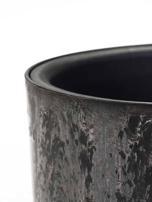 Кашпо со вставкой 1,9 л d18 см h16,5 см МИКРИТ серый слайн