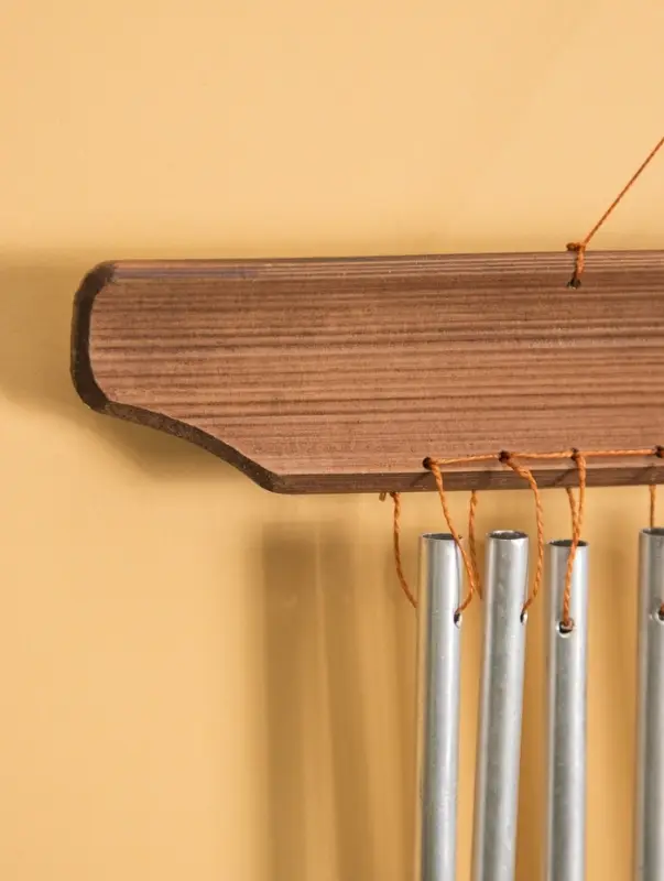 Музыка ветра, 40×23×1 см, бамбук, алюминий