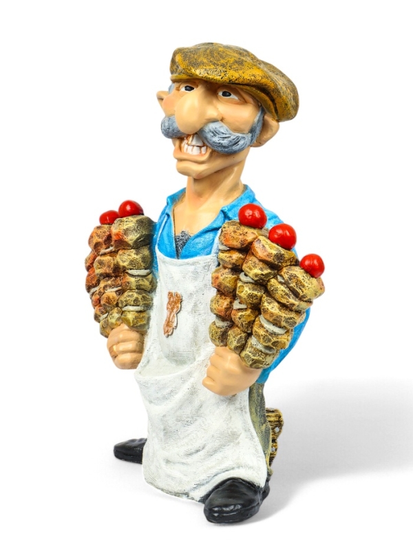 Садовая фигура из полистоуна «Шашлычник», 60×29×40 см Садовая фигура из полистоуна «Шашлычник», 60×29×40 см