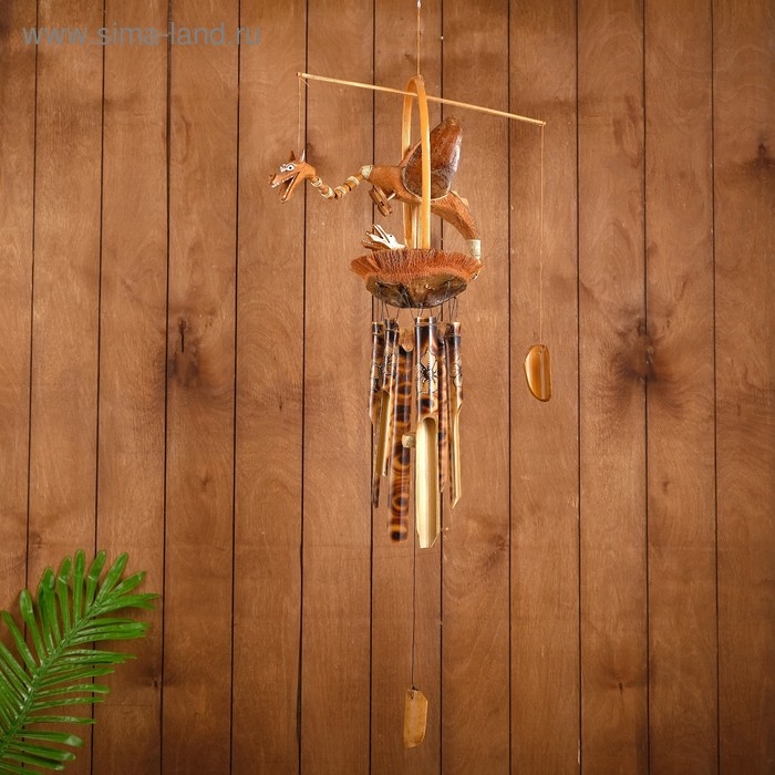 Музыка ветра Музыка ветра "Дракоши" бамбук 40х15х100 см