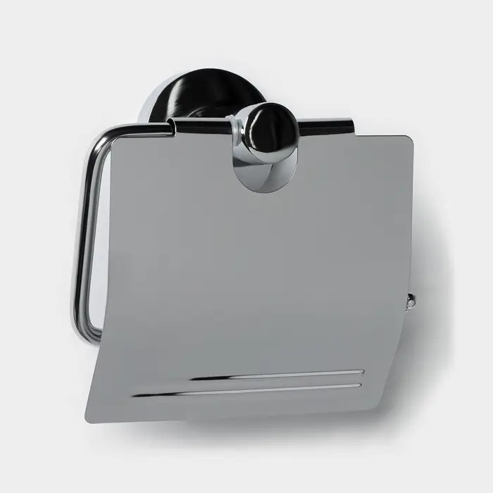 Держатель для туалетной бумаги St&ouml;lz &laquo;Классика&raquo;, с крышкой, хромированный