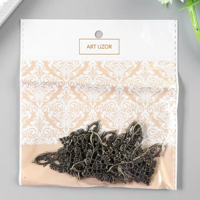 Уголок декоративный Уголок декоративный "Королевский" 3,5х3,5 см С-410