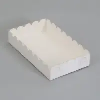 Коробочка для печенья белая, 15 х 9 х 3 см набор 5 шт