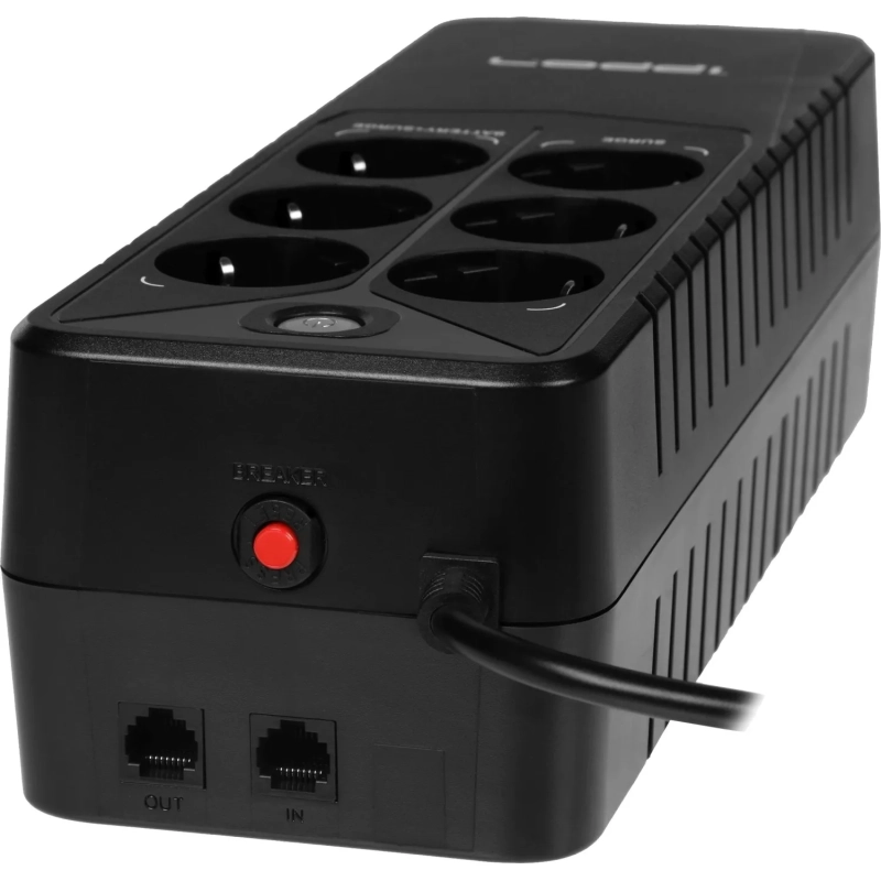 ИБП Ippon Back Verso 800 800ВА 420Вт EURO(4+2) черный