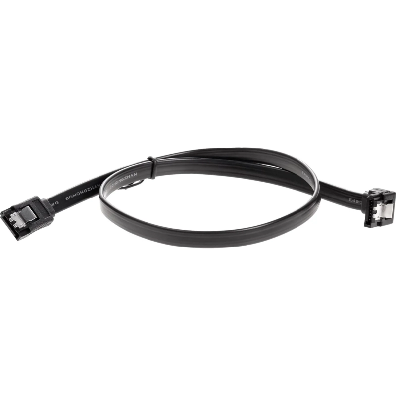 Кабель SATA M --SATA M 3.0V 7 pin  угл разъем Telecom  0.5m <TUS705-0.5M