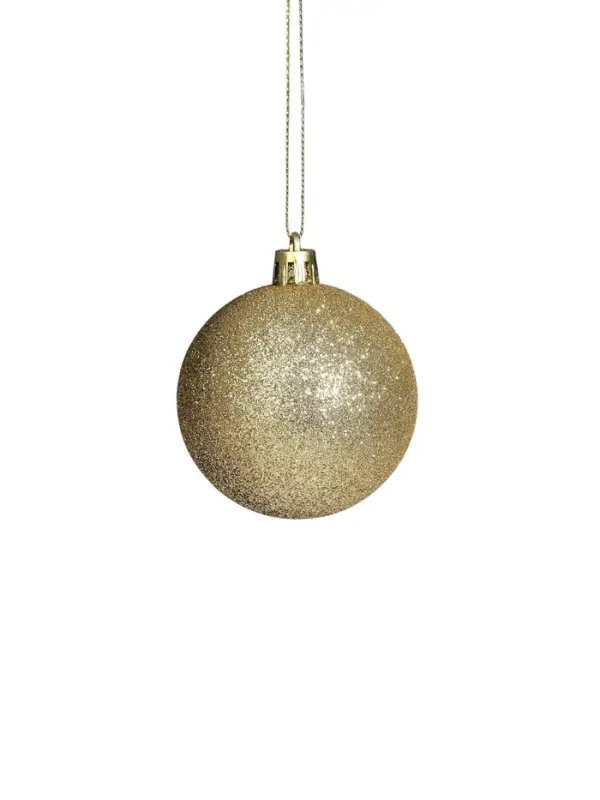 Ёлочные игрушки &laquo;Новогоднее веселье&raquo;, набор 26 шт., с бусами и мишурой, золото