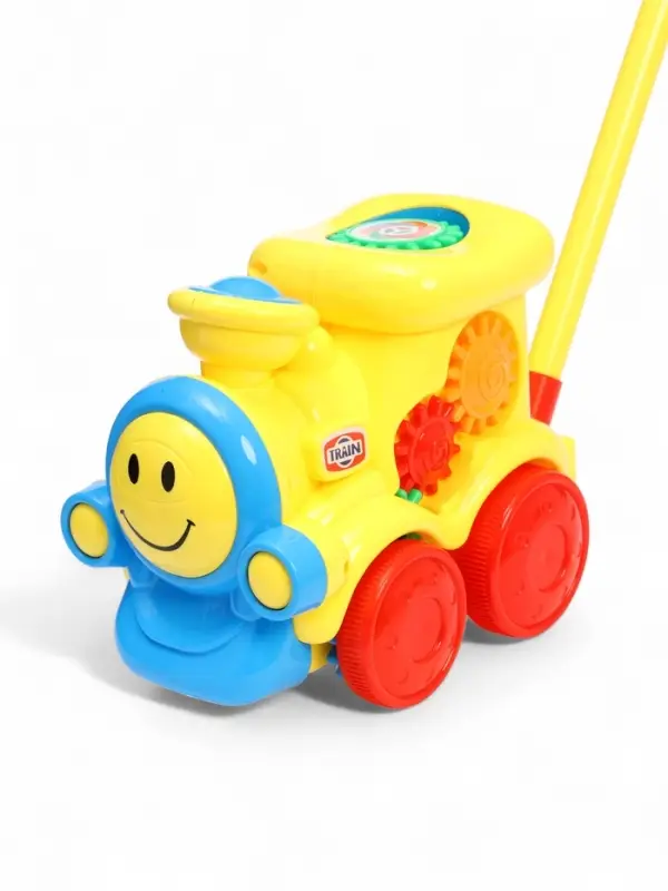 Каталка на палочке  Каталка на палочке "Паровозик" с шестеренками