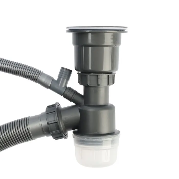 Сифон для мойки AFLORN AF90101F-1, 3 1/2 Сифон для мойки AFLORN AF90101F-1, 3 1/2", черный