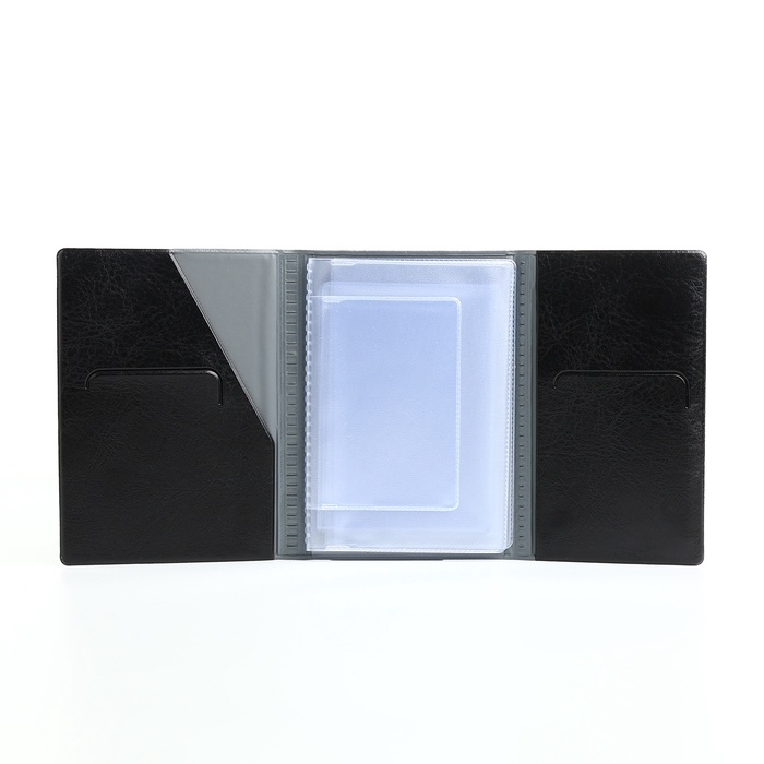 Обложка для паспорта и автодокументов, цвет чёрный Обложка для паспорта и автодокументов, цвет чёрный