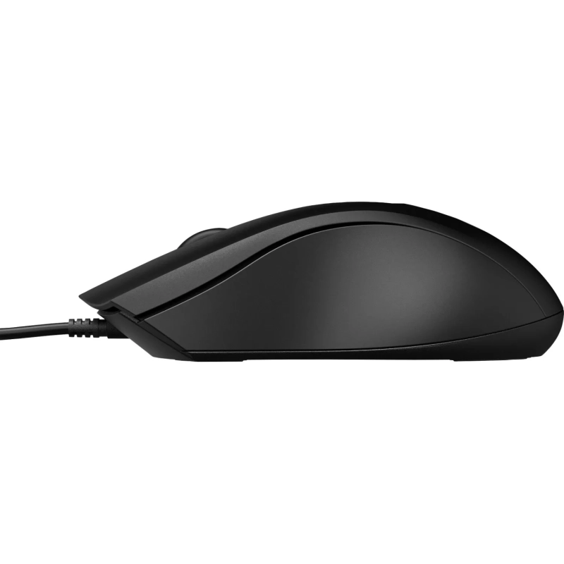 Мышь компьютерная HP проводная Wired Mouse 100 черный (6VY96AA)