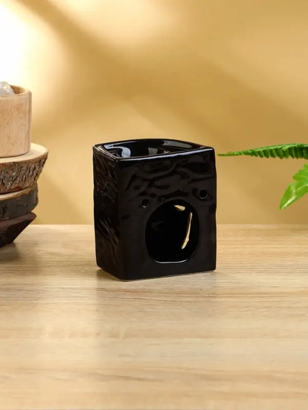 Аромалампа «Маска», 11×9×6 см, керамика, тёмно-коричневая