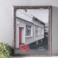 Фоторамка пластик 30х40 см "Моррис" тёмно-коричневый 46х36х2 см