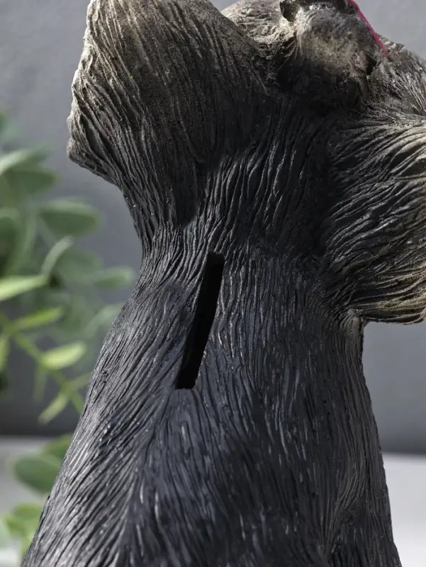 Копилка Щенок Йорк, темный