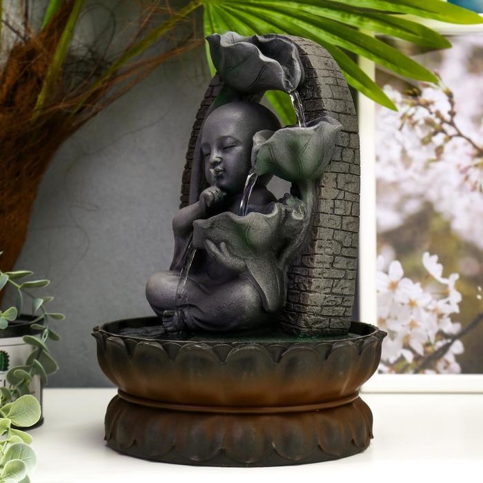 Фонтан Фонтан "Маленький Будда" h=30 см 30х20 см