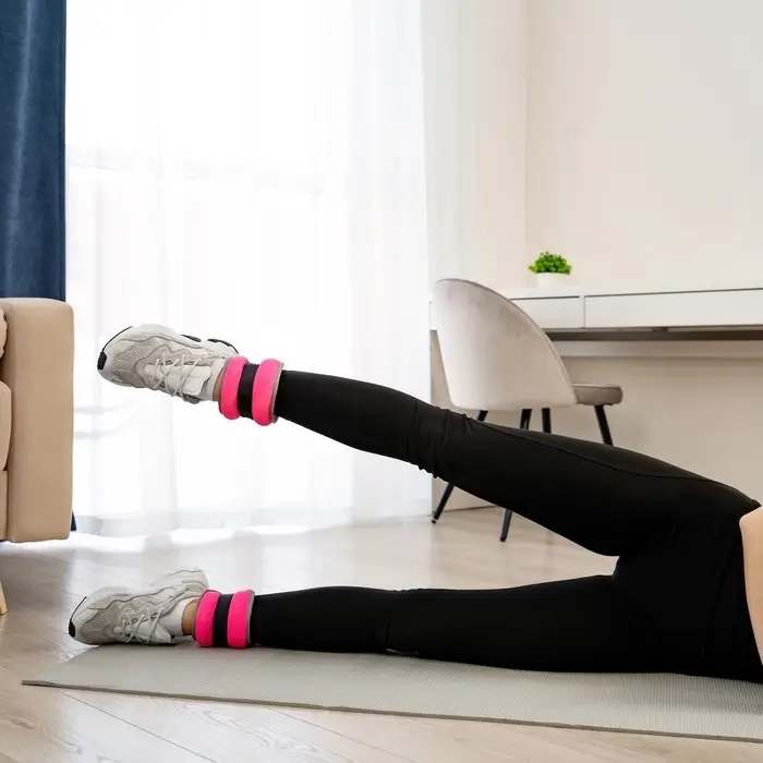 Утяжелители неопреновые ONLYTOP, 2 шт. &times; 0.5 кг, цвет розовый