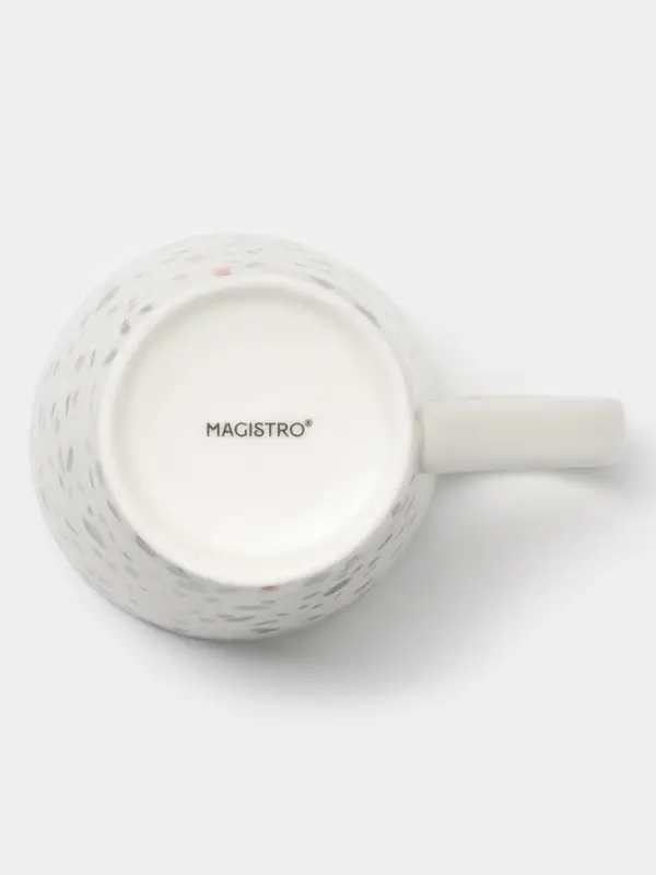 Набор кружек Magistro Terazzo, 350 мл, 2 шт., фарфор, белый