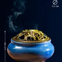 Курильница для благовоний, подставка для конусов TAKE IT EASY &laquo;Авантюрин&raquo;, 9.5&times;7 см