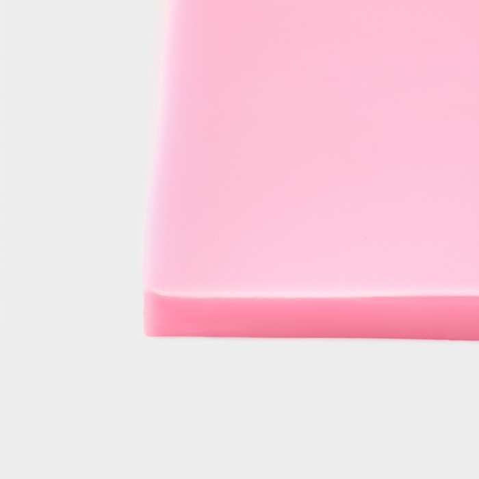 Молд «Валери», силикон, 13,6×12,6×0,8 см, цвет розовый Молд «Валери», силикон, 13,6×12,6×0,8 см, цвет розовый