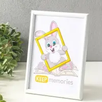 Набор фоторамок для фото 15&times;21 см Keep memories &laquo;Радуга&raquo;, 4 шт., белый, (пластиковый экран)