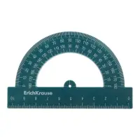 Транспортир 180&deg;, 10 см, ErichKrause Reef, МИКС
