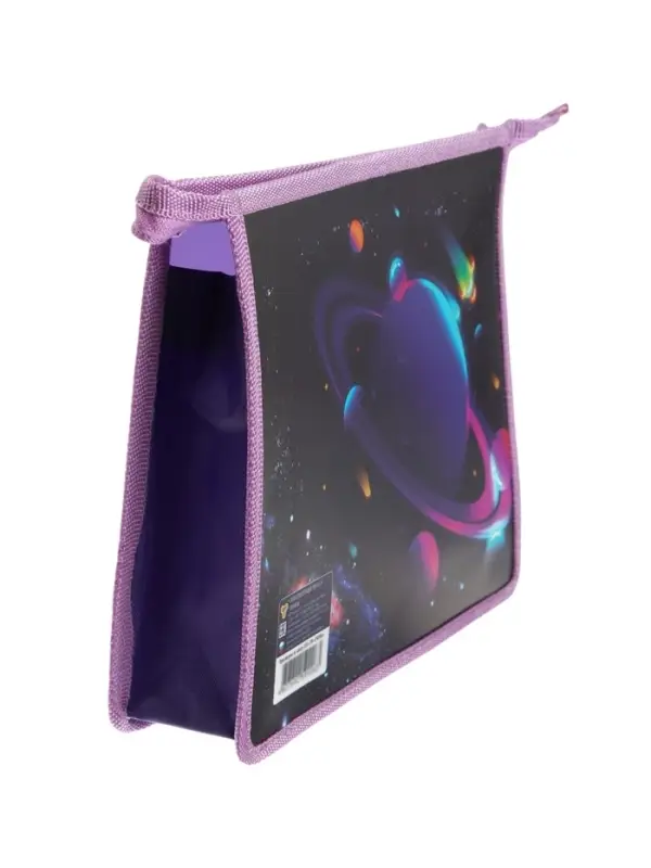 Папка для тетрадей А5 &laquo;Планеты&raquo;, молния сверху, 230&times;190&times;50 мм