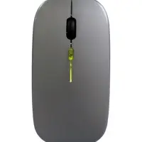 Мышь MB-2.4 беспроводная, оптическая, подсветка, 800-1600 dpi, USB, Bluetooth, серая