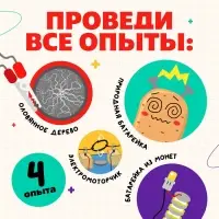 Набор для опытов &laquo;Великие учёные: Никола Тесла&raquo;, 4 опыта