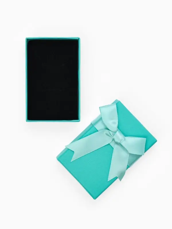 Набор короборчек подарочных 6 шт.  под набор &laquo;Тиффани&raquo; с крупным бантом, 5&times;8&times;2.5,цв тиффани (1031990