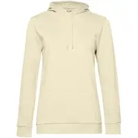 Толстовка с капюшоном женская Hoodie, светло-желтая, размер XS
