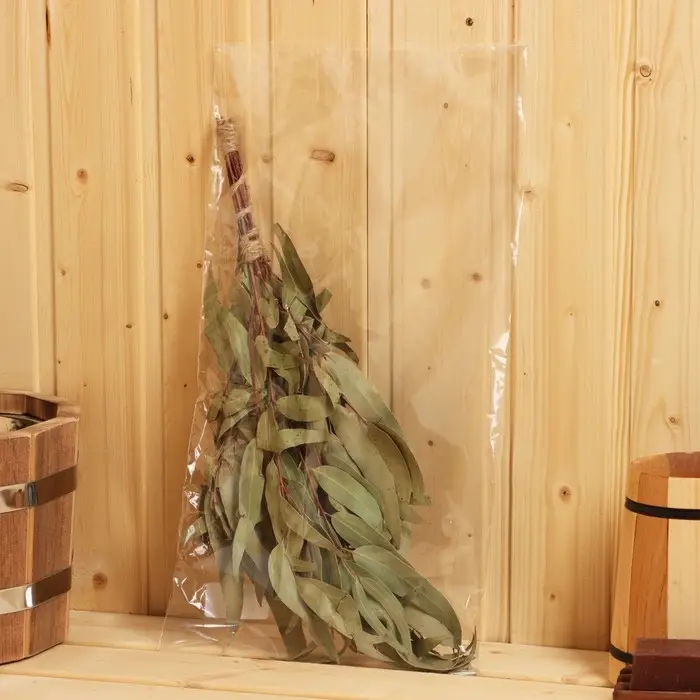 Веник для бани эвкалиптовый, в пакете Веник для бани эвкалиптовый, в пакете