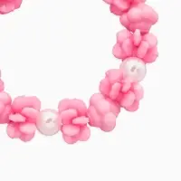 Браслет детский &laquo;Выбражулька. Юла&raquo;, d=6 см, белый, розовый