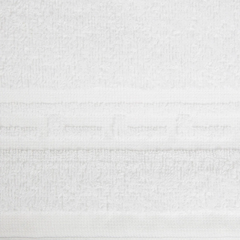 Набор полотенец махровых Luscan/бордюр 380г/м2, 30х30 белый, 10 шт/уп