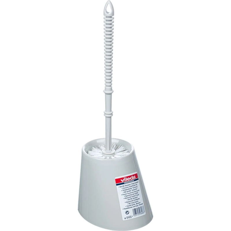 Ершик для унитаза с подставкой серый Vileda Professional 100837