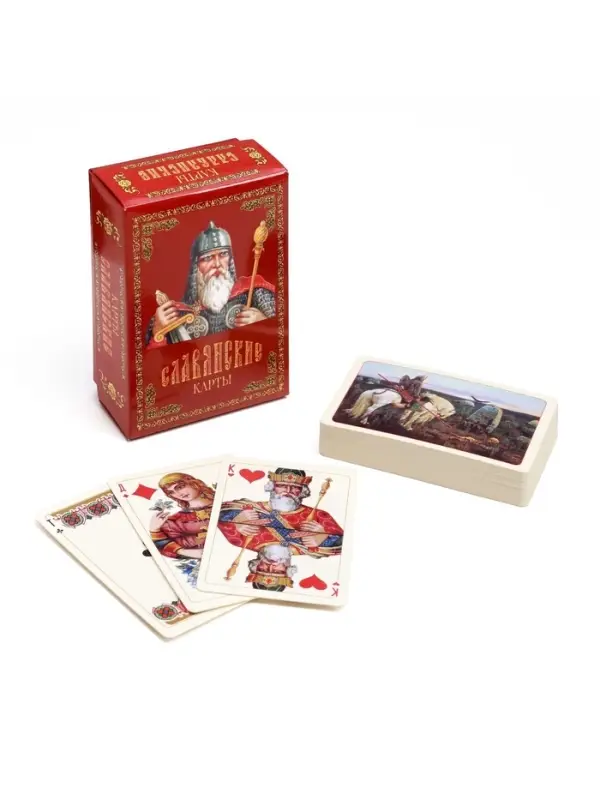 Карты игральные подарочные &laquo;Славянские&raquo;, 36 шт., карта 8.4&times;5.4 см, картон 270 г