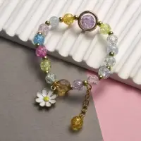 Браслет детский &laquo;Выбражулька. Ромашка&raquo;, цветной в золоте