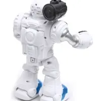 Робот &laquo;Герой&raquo;, световые и звуковые эффекты, работает от батареек, цвет синий