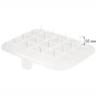 Лоток для кошек, 50.5&times;39&times;23 см, с сеткой и совком, пластик, розовый